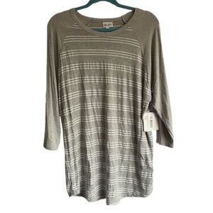 Gray Striped Randy XL NWT